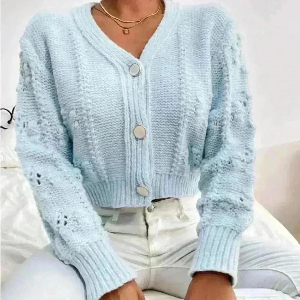 SHEIN button front sweater cardigan